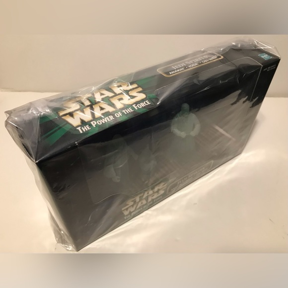Vintage Hasbro STAR WARS THE POWER OF THE FORCE JEDI SPIRITS Anakin Yoda Obi Wan - Picture 8 of 10